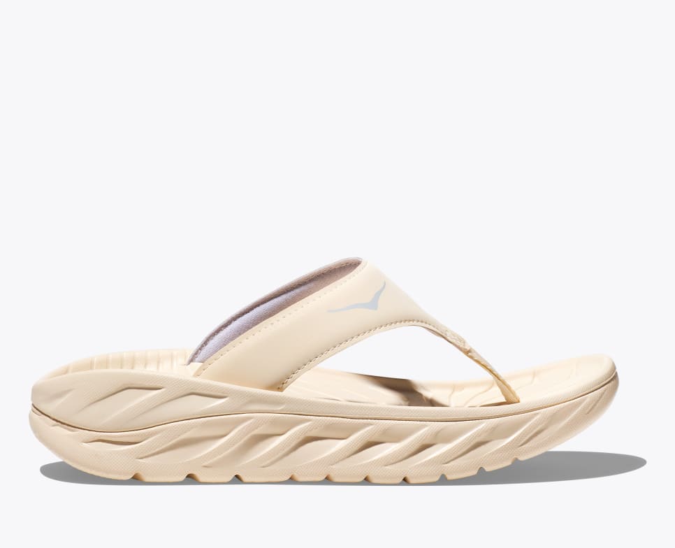Hoka Women's ORA Recovery Flip Vanilla/Lunar Rock