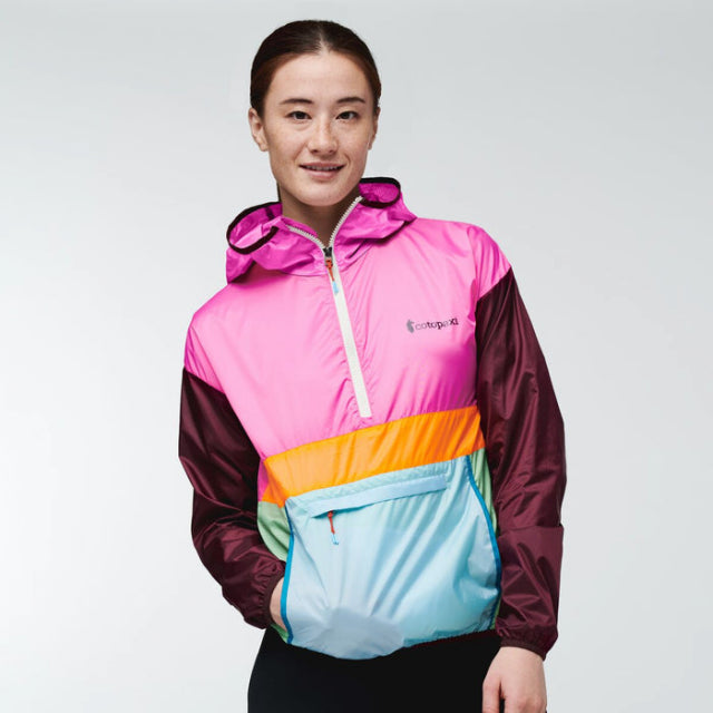 Cotopaxi Womens Teca Half-Zip Windbreaker BLEYE Bulls Eye / S