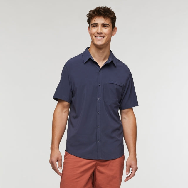 Cotopaxi Mens Cambio Button Up Shirt GRPHT Graphite