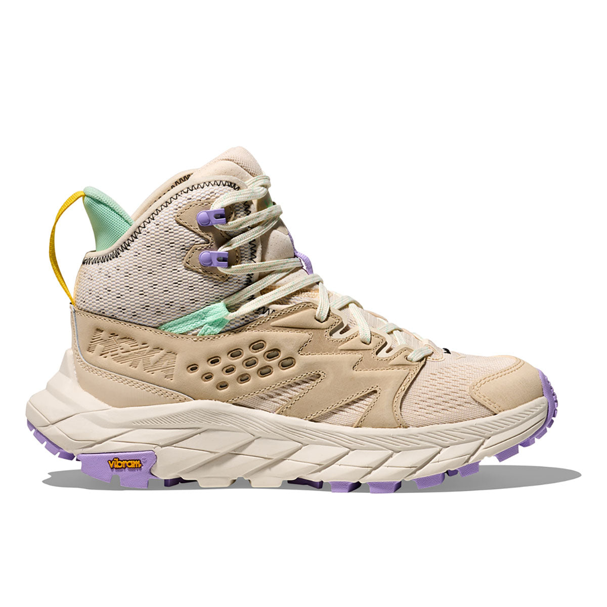 Hoka Womens Anacapa Breeze Mid Vanilla / Mint Fluorite