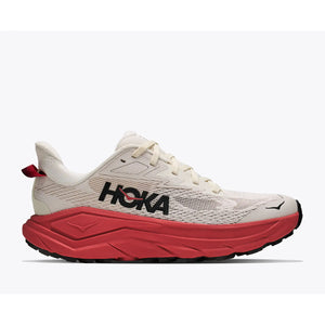 Hoka Womens Challenger 8 Alabaster / Burnt Red