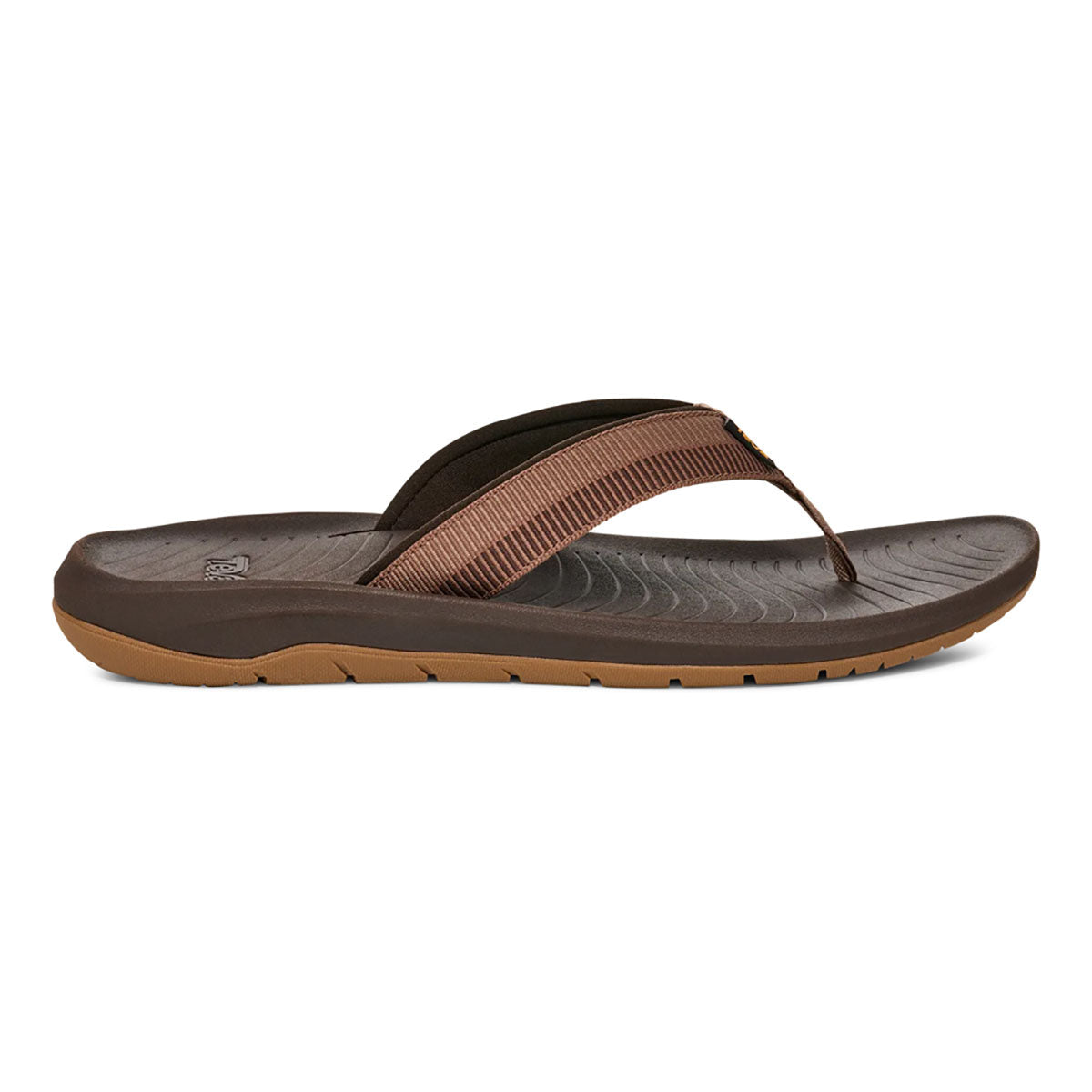 Teva Mens Hurricane Flip-Flop Archive Ladder Bison