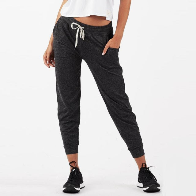 Vuori Womens Performance Jogger HAB Smoke Blue Heather