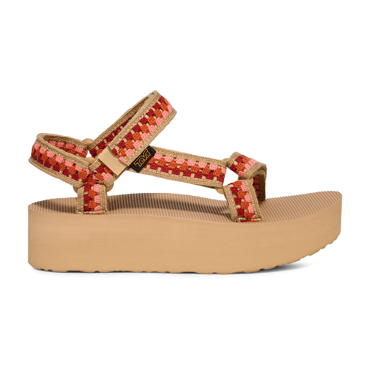 Teva Womens Flatform Universal Crochet Sandal Sedona Multi