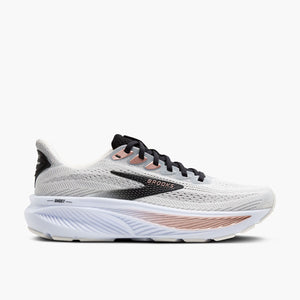 Brooks Womens Ghost 17 White/Black/Rose Gold