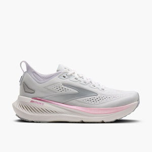 Brooks Womens Glycerin 23 White/Harbor Mist/Metallic