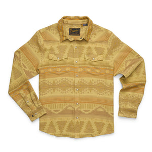 Howler Brothers Mens Sheridan Flannel Canyon Codes : Sediment