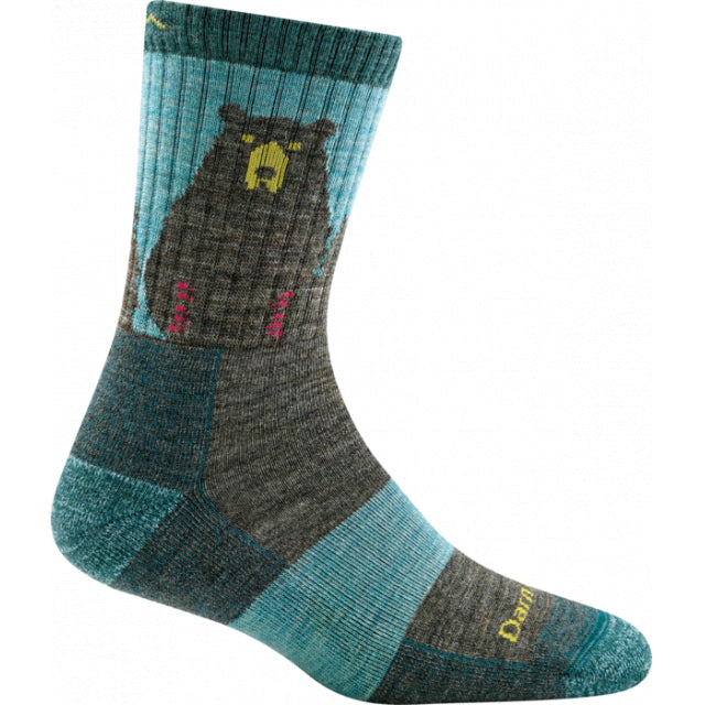 Darn Tough W Bear Town Micro Crew Lightweight w/ Cushion 8001 Aqua
