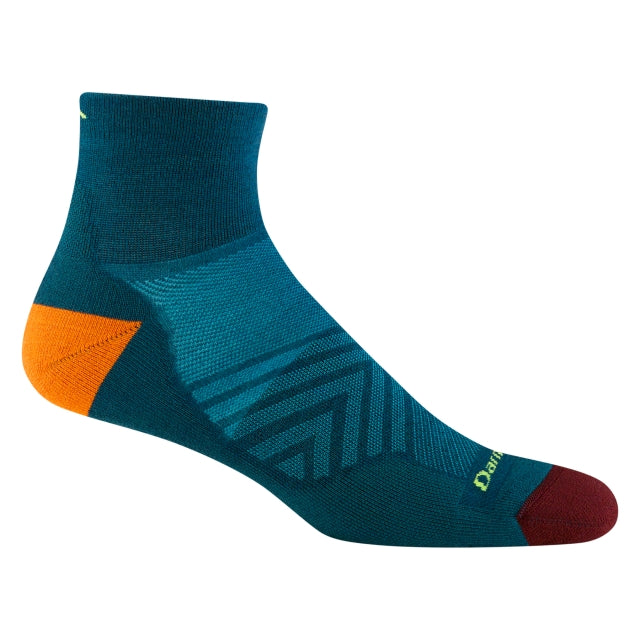 Darn Tough M Run 1/4 Ultra-Lightweight w/ Cushion Dark Teal