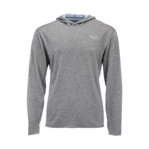Simms Fishing Mens BugStopper Hoody 861 Steel Blue Heather