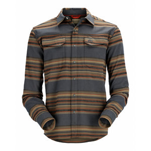 Simms Fishing Men's Gallatin Flannel Fishing Long Sleeve Shirt 179 Multicolored Stripe