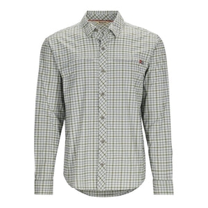 Simms Fishing Mens Stone Cold Fishing Long Sleeve Shirt 1186 terling Plaid / S