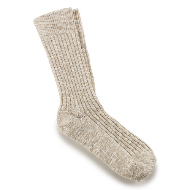 Birkenstock Cotton Slub Beige/White