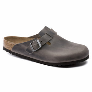 Birkenstock Boston SFB Oiled Leather-Reg Iron