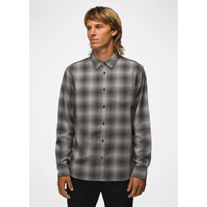 Prana Men's Los Feliz Flannel Shirt - Slim Ashy