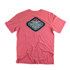 Fayettechill Men's Mountain Club Short Sleeve Coral