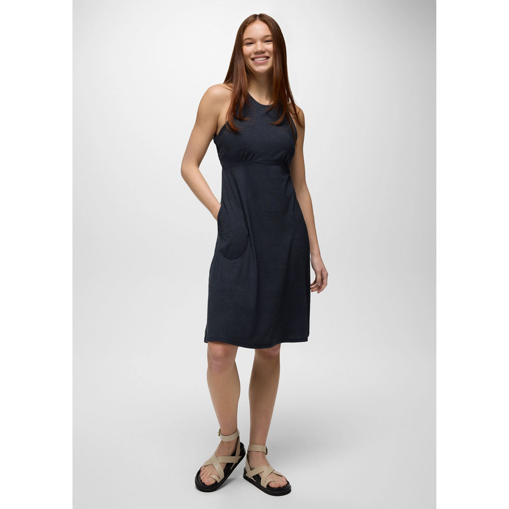 Prana Womens Jewel Lake Summer Dress hadow Linea / S