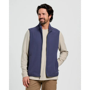 Free Fly Apparel Mens Gridback Fleece Vest 325 torm Cloud / S