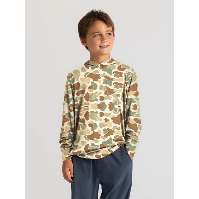 Free Fly Apparel Y Bamboo Shade Hoodie 720 Vintage Camo