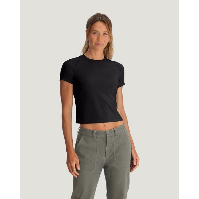 Free Fly Apparel W Elevate Lightweight Fitted Tee 300 Black