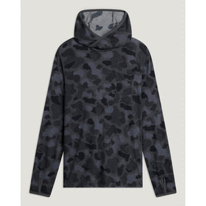 Free Fly Apparel Mens Bamboo Lightweight Hoodie P005 Vintage Camo Black
