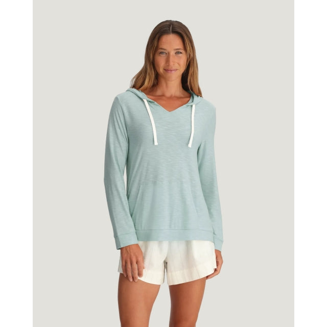 Free Fly Apparel Womens Bamboo Slub Hoodie 543 Tropic ea / S