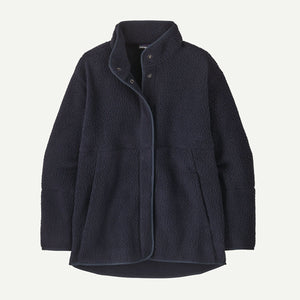 Patagonia Womens Retro Pile Coat Sunken Blue