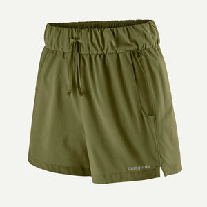 Patagonia Womens Terrebonne Trail Shorts Caper Green