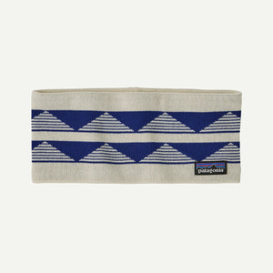 Patagonia Powder Town Headband Hut Tripper Stripe: Birch White