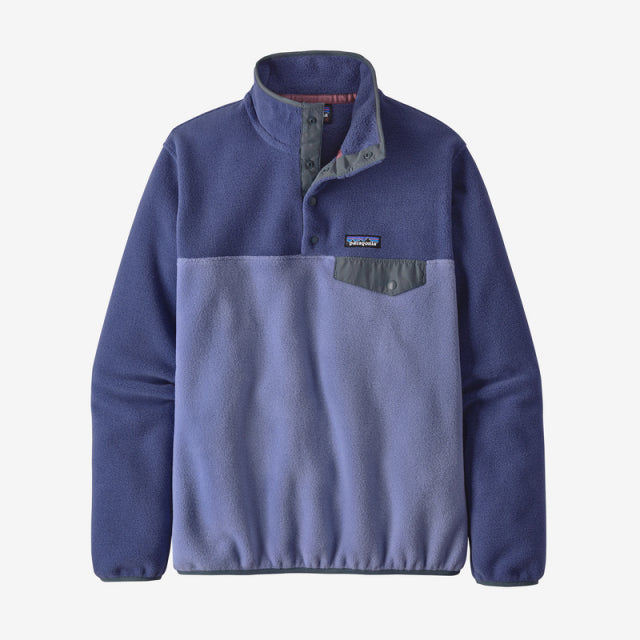 Patagonia Womens Lightweight Synchilla Snap-T Pullover Light Current Blue