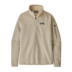 Patagonia Womens Better Sweater 1/4 Zip Oyster White