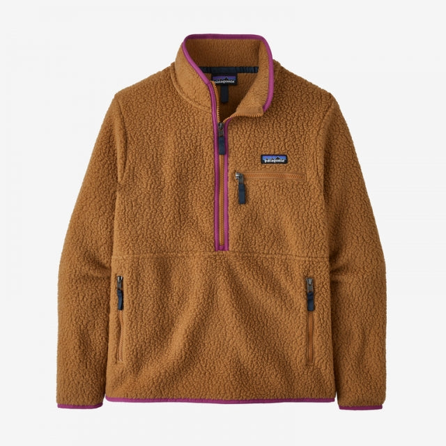 Patagonia Womens Retro Pile Marsupial Nest Brown w/Amaranth Pink