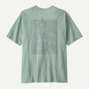 Patagonia Mens Strataspire Responsibili-Tee Thin Ice