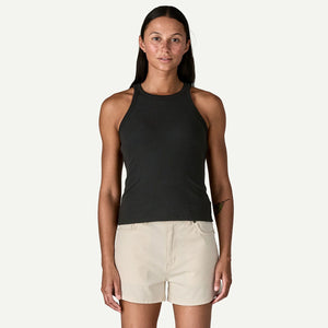 Patagonia Womens Rib Knit Tank Top Black