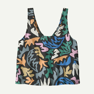 Patagonia Womens Garden Island Top Abstract Kaleido: Black