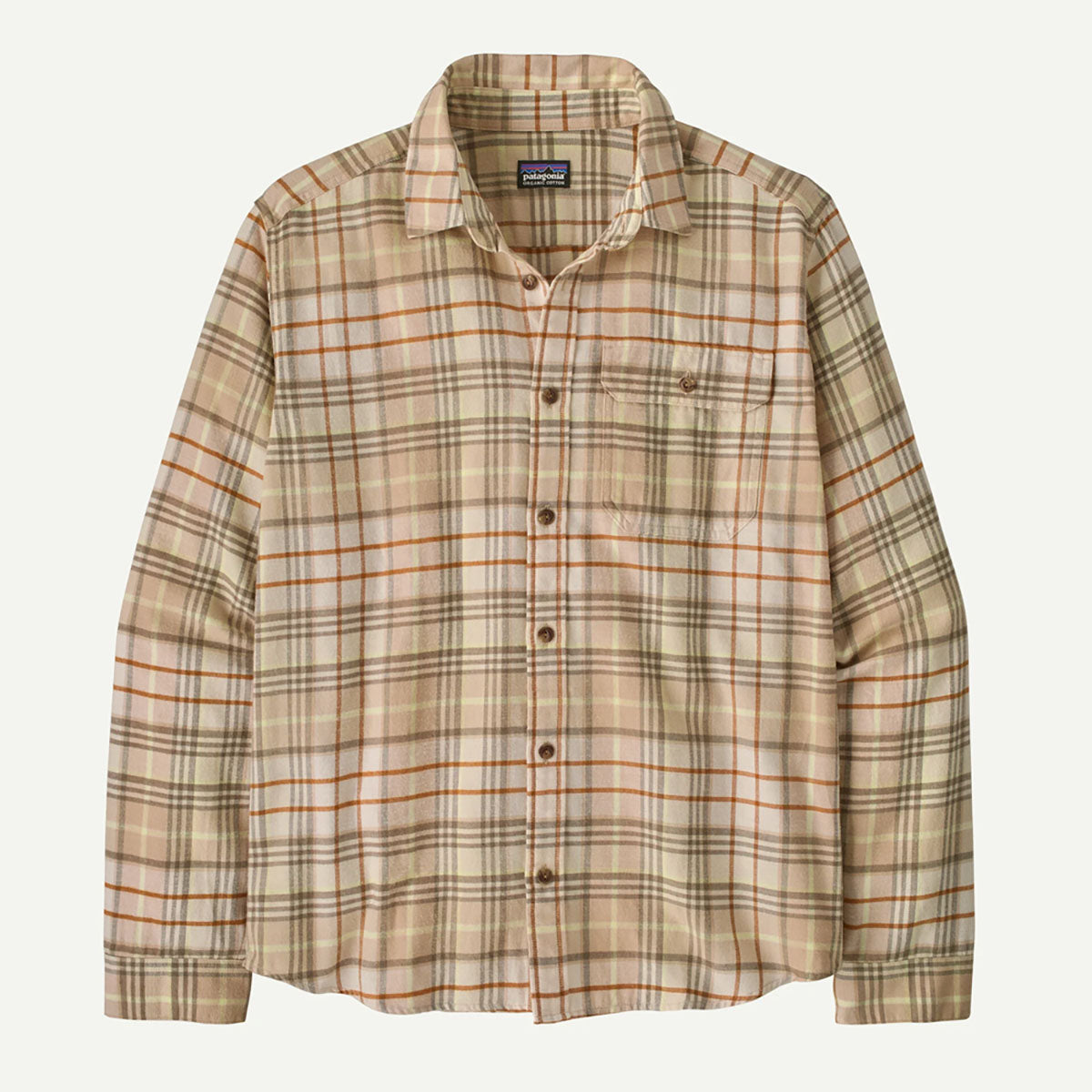 Men's Long-Sleeved Lightweight Fjord Flannel Shirt
