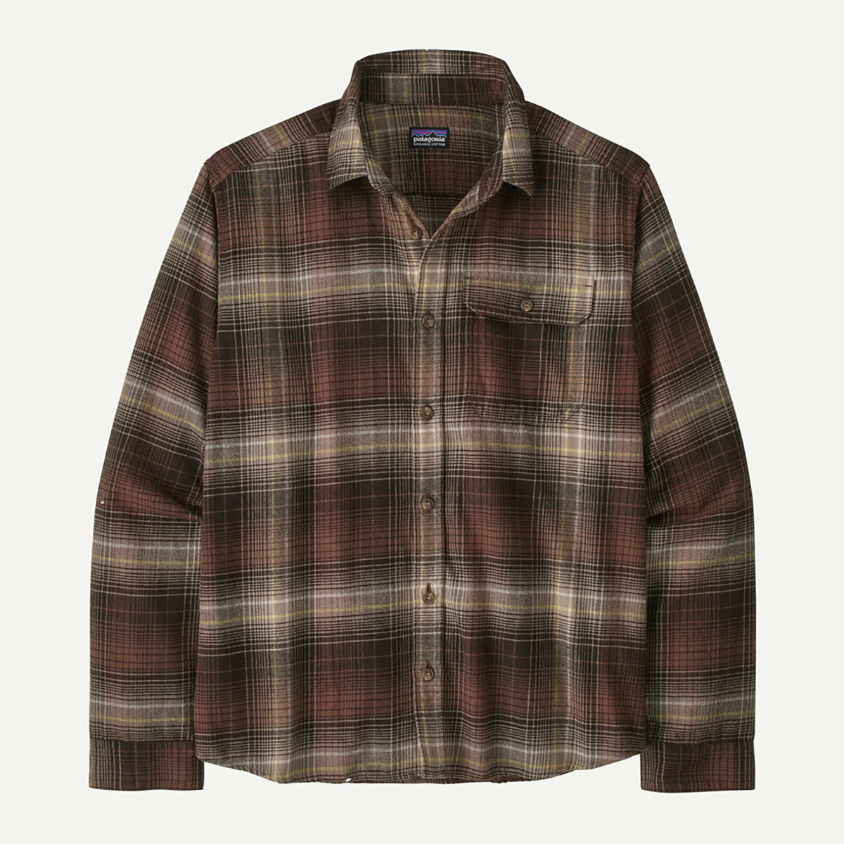 Men's Long-Sleeved Lightweight Fjord Flannel Shirt