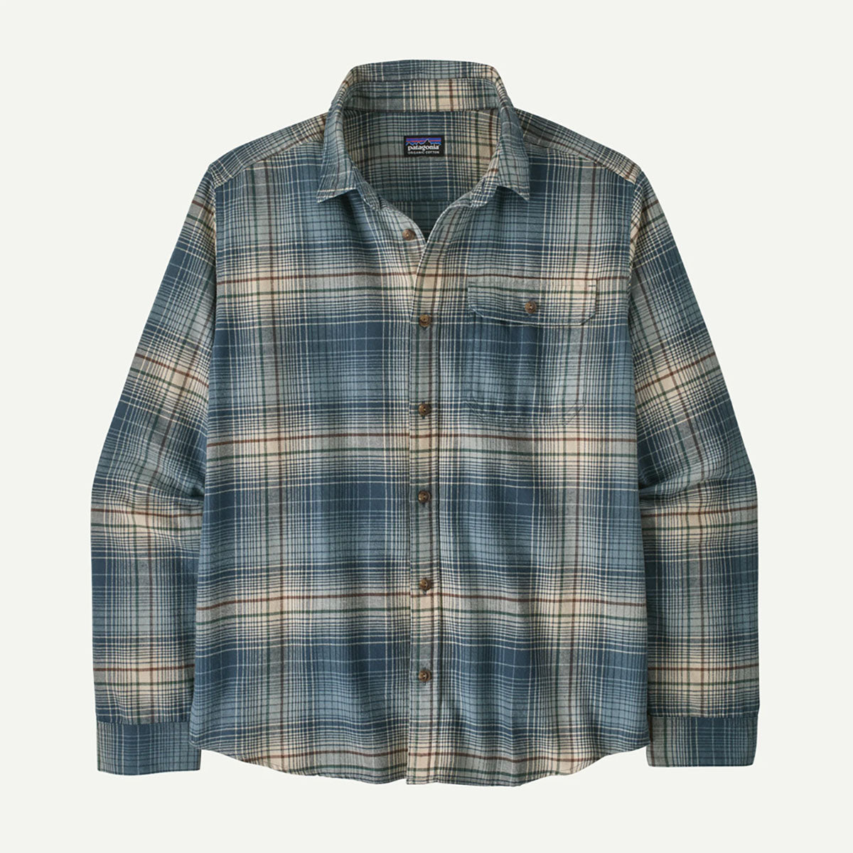 Men's Long-Sleeved Lightweight Fjord Flannel Shirt