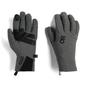 Outdoor Research Mens Sureshot Softshell Gloves Charcoal