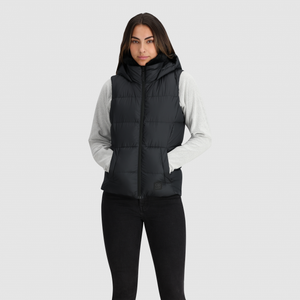 Outdoor Research W Coldfront Hooded Down Vest II 0001 Black