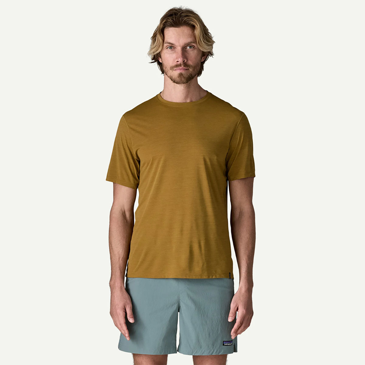 Patagonia Mens Capilene Cool Ultra Shirt Bobcat Brown - Light Bobcat Brown X-Dye