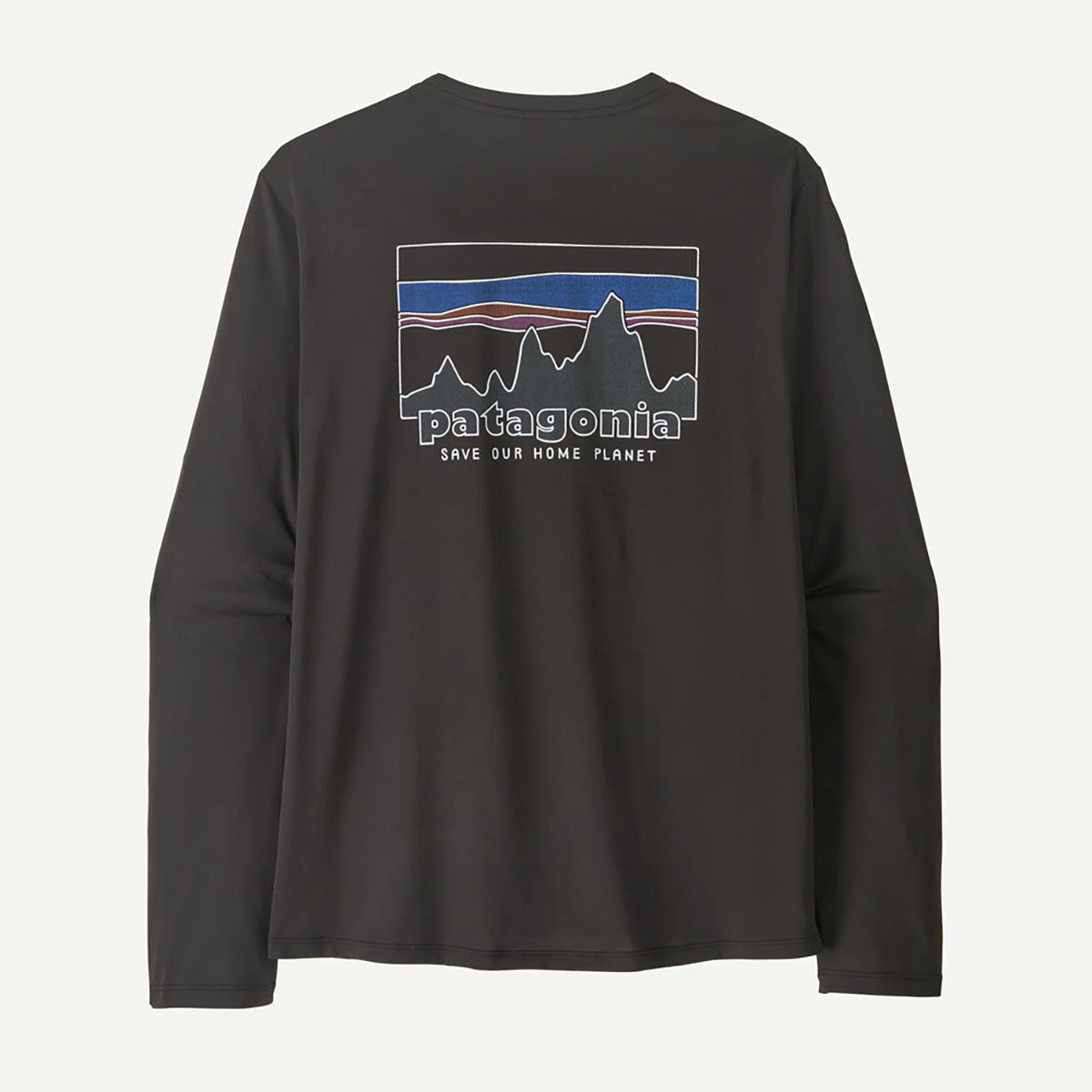 Patagonia Mens Long-Sleeved Capilene Cool Daily Shirt - 73 Skyline Black