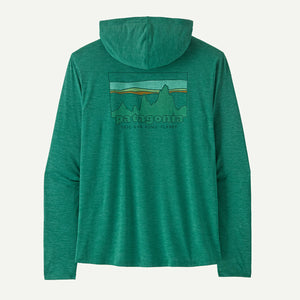 Patagonia Mens Capilene Cool Daily Hoody - 73 Skyline Gem Green - Light Gem Green X-Dye