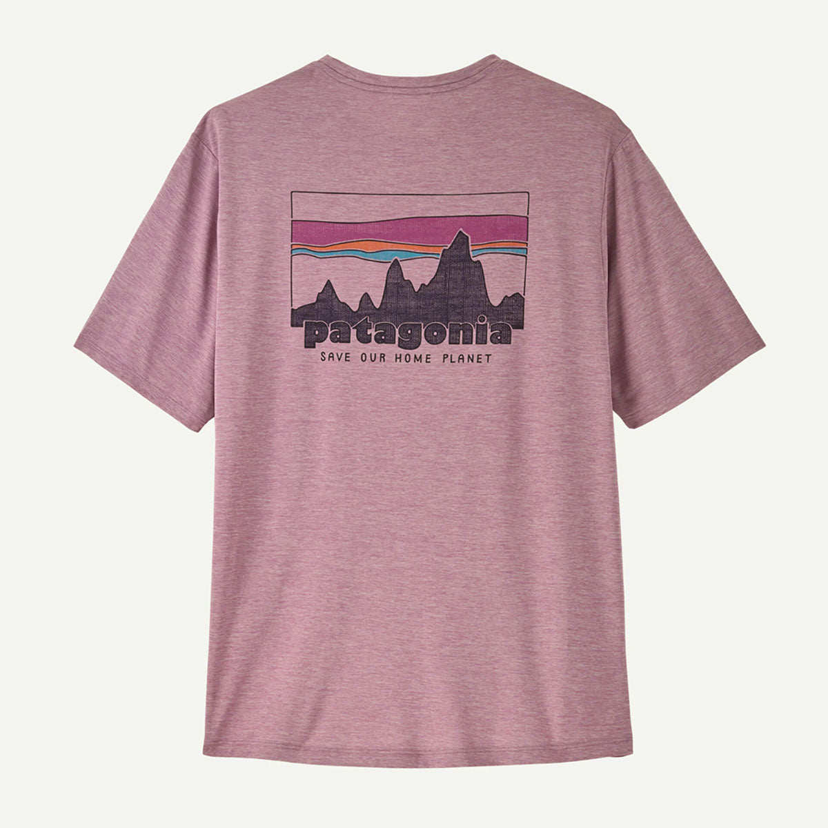 Patagonia Mens Capilene Cool Daily Shirt - 73 Skyline Light Violet - Quiet Violet X-Dye