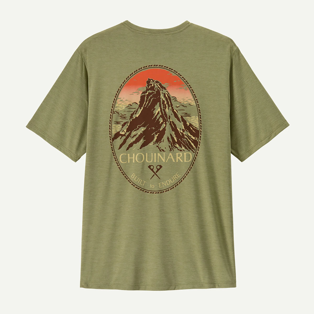 Patagonia Mens Capilene Cool Daily Shirt - Chouinard Crest Gumtree Green - Light Gumtree Green X-Dye