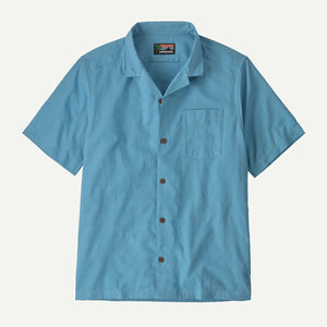 Patagonia Mens Tidal Threads Camp Shirt In a Tin: Shore Blue