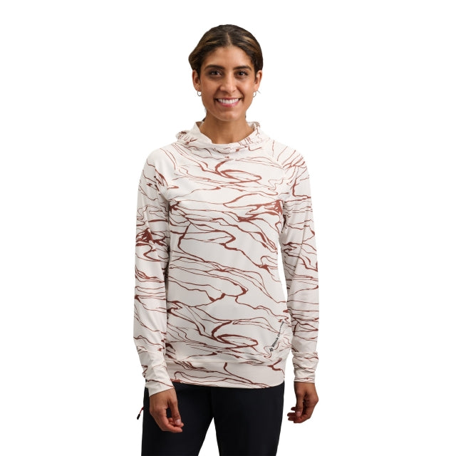 Black Diamond Womens Alpenglow Hoody 9756 Relief/Chalk/Clay