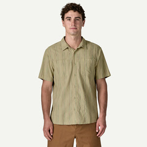 Patagonia Mens Back Step Shirt Rapids: Weathered Stone