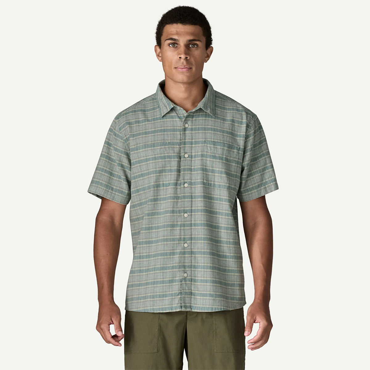Patagonia Mens Back Step Shirt troll: Blue Sage / S