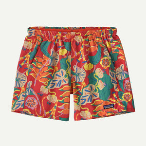 Patagonia Womens Baggies Shorts - 5 in. Tropiclimb: Hot Ember
